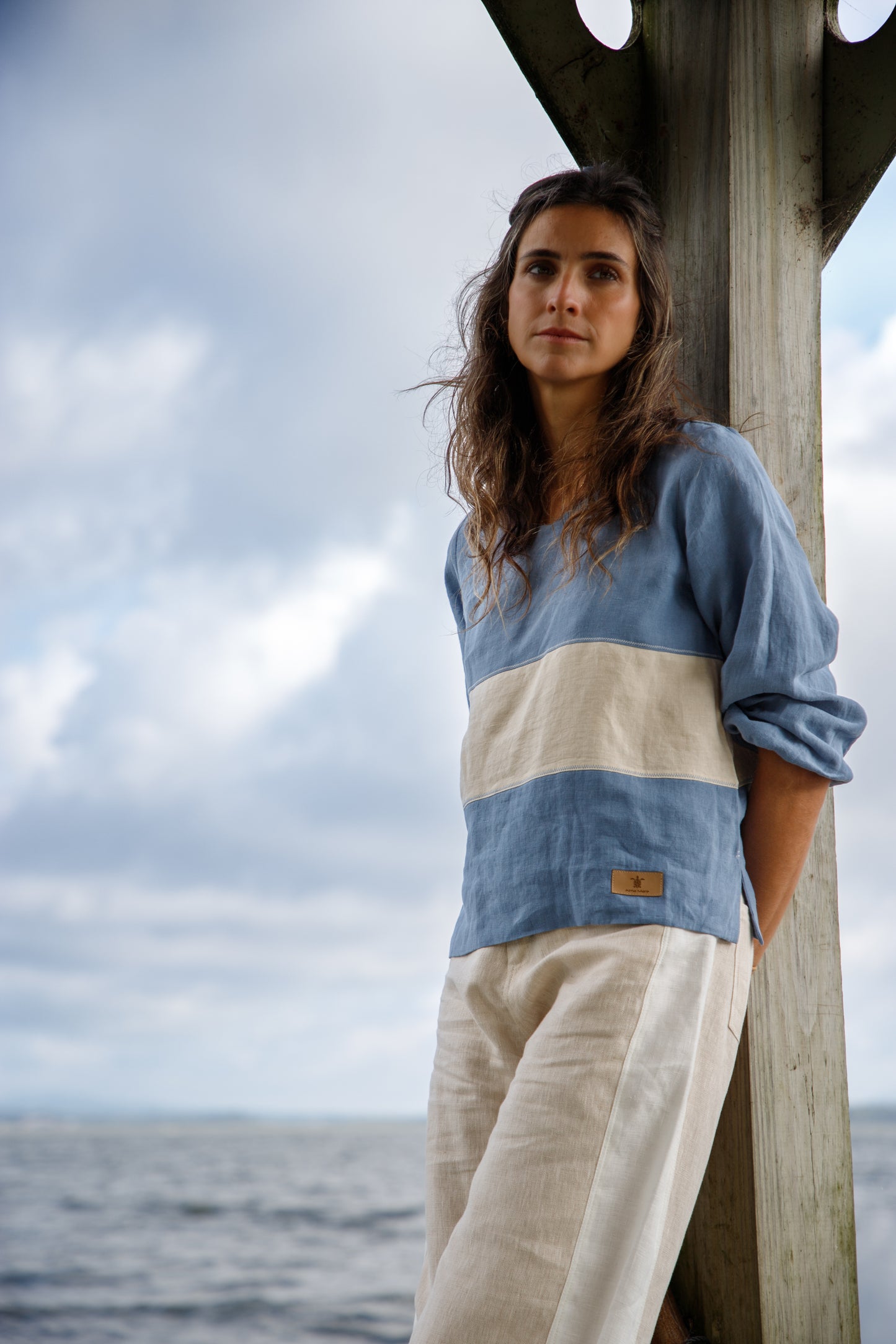 BLUSA SEVILLA azul