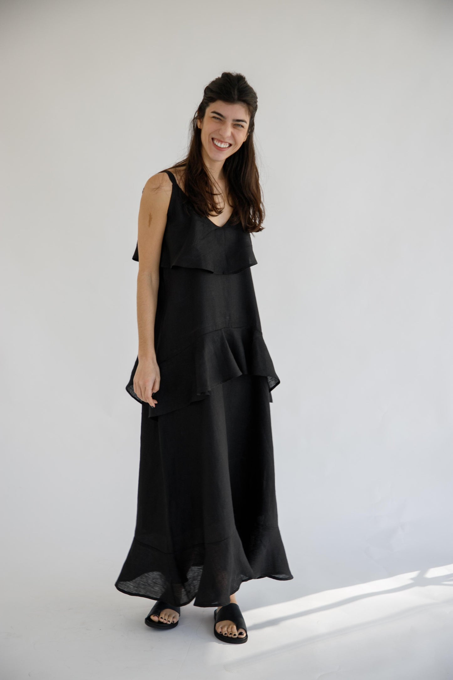 VESTIDO SICILIA NEGRO