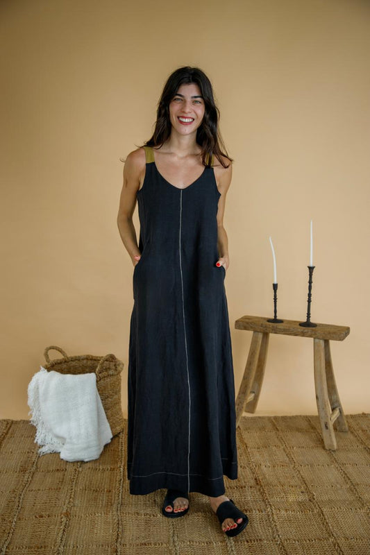 VESTIDO WAIKIKI NEGRO
