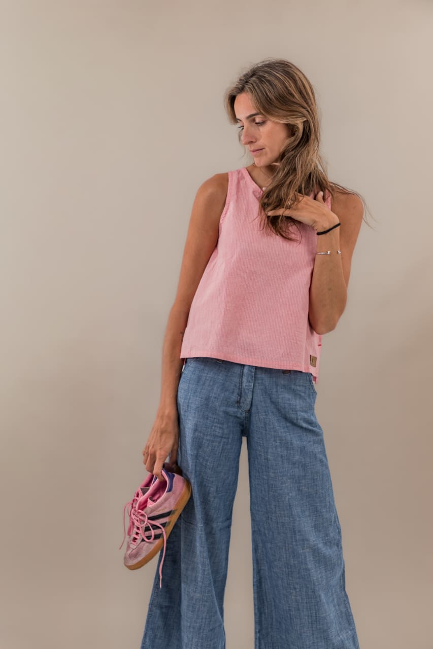 BLUSA ROMA rosa