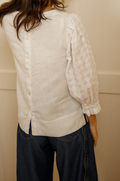 BLUSA PARIS BLANCA Broderie