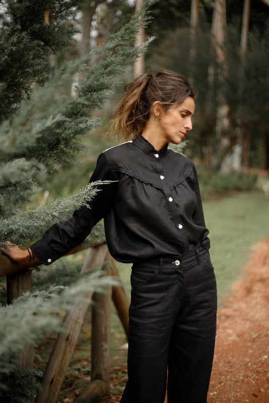 CAMISA MARIE negra