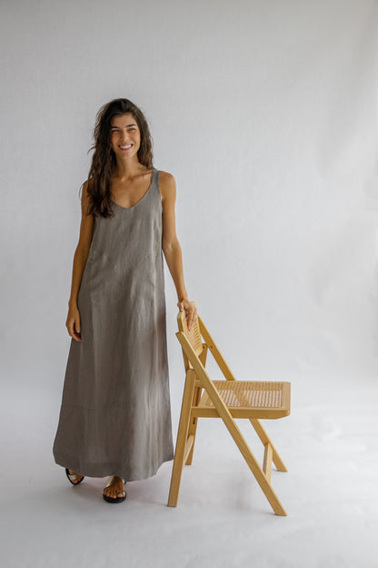 VESTIDO CAPRI GRIS