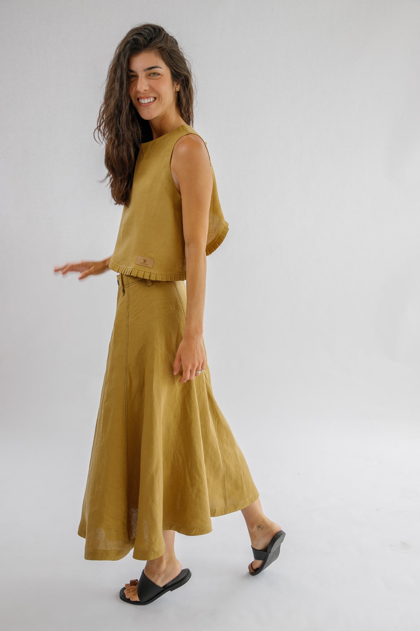 BLUSA MALIBU VERDE OLIVA