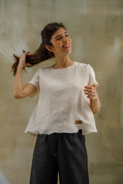 BLUSA CLARA beige