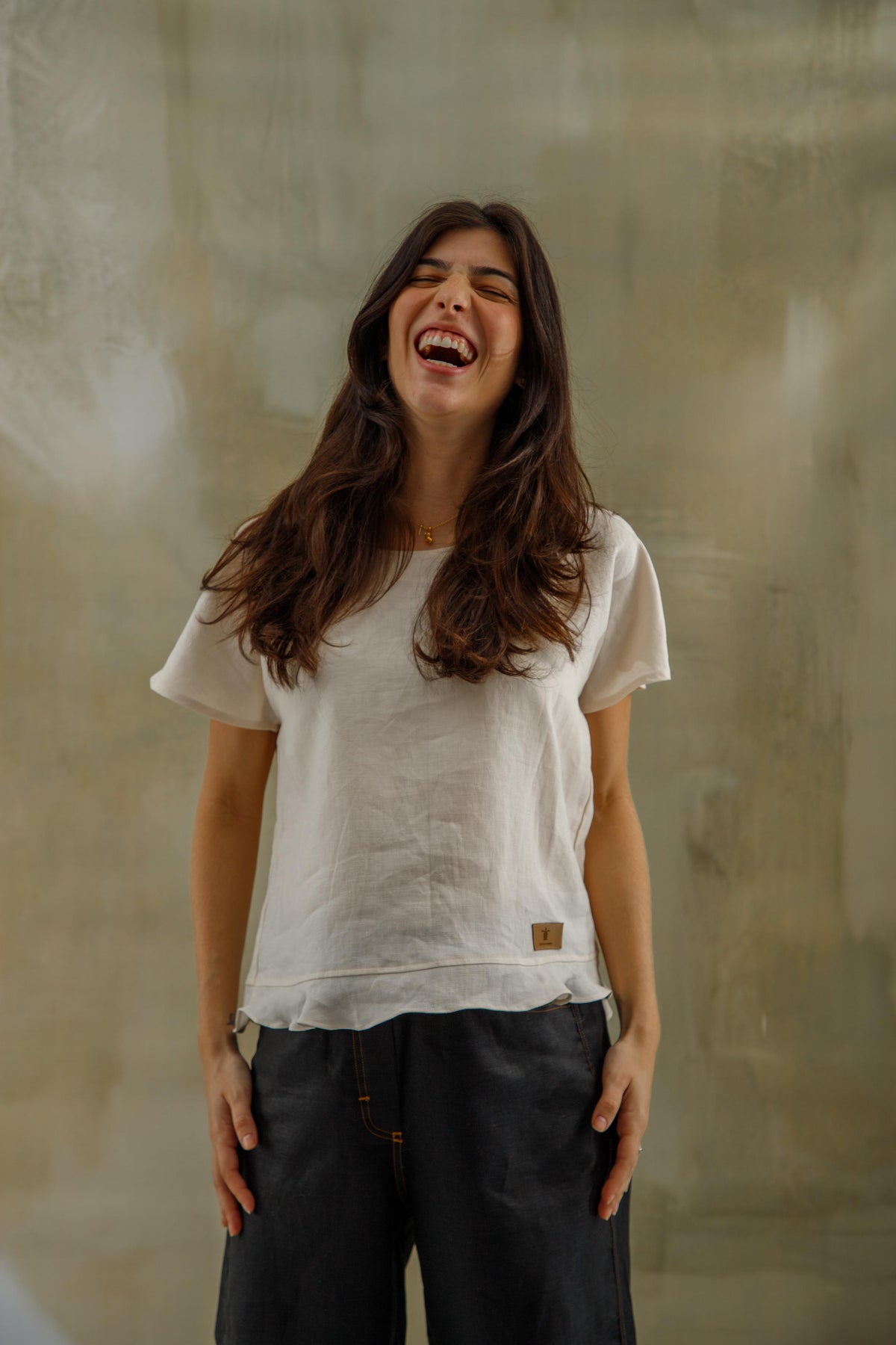 BLUSA CLARA beige
