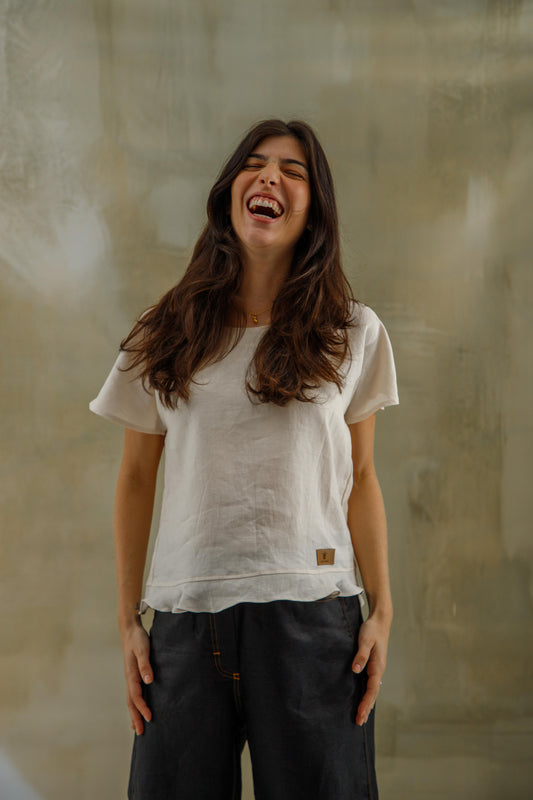 BLUSA CLARA beige