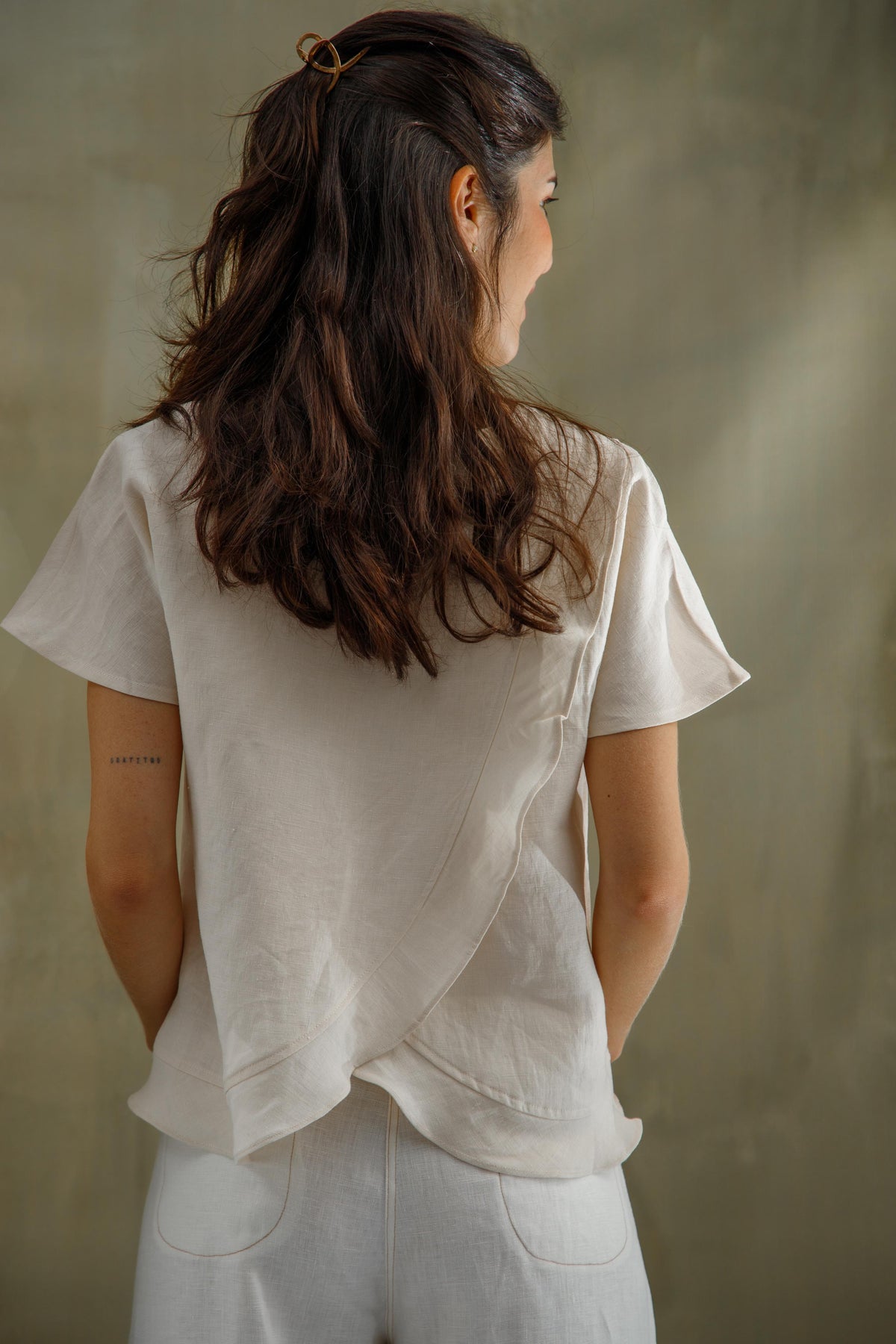 BLUSA CLARA beige