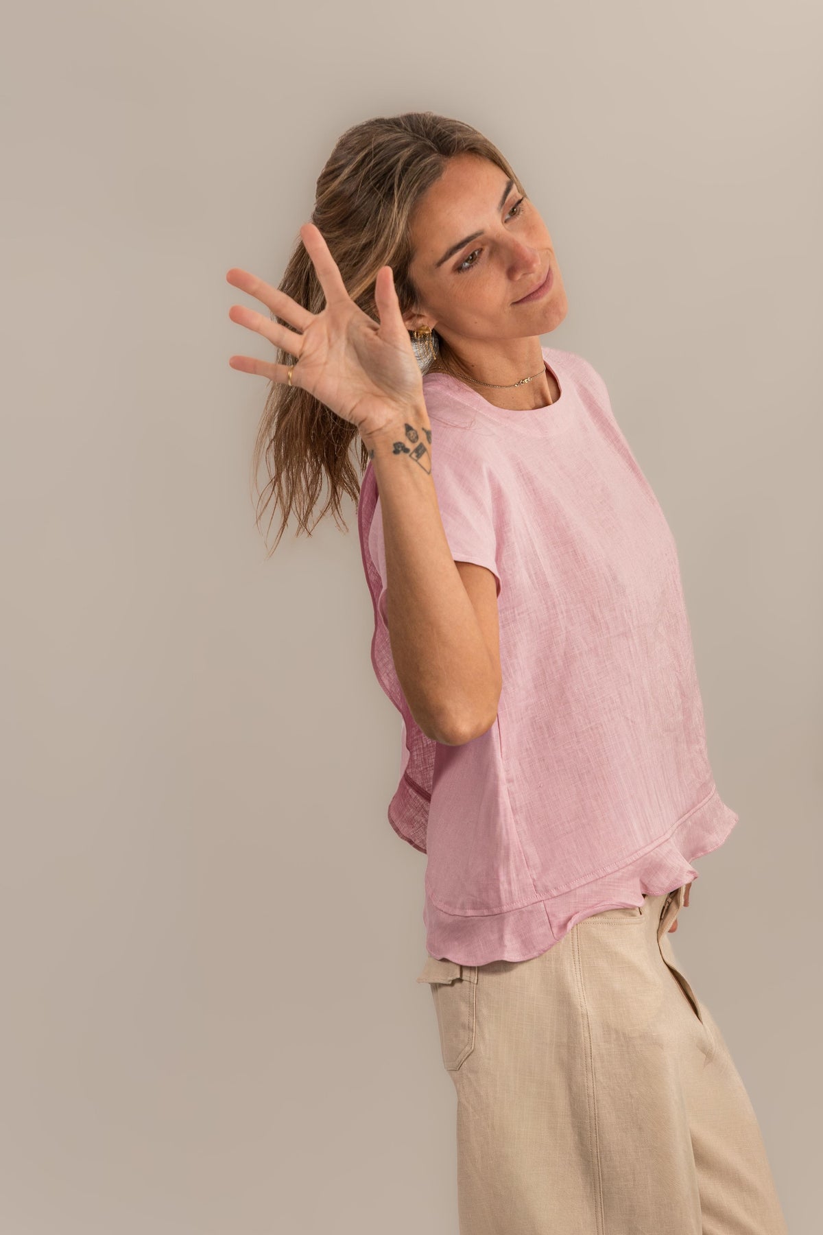 BLUSA CLARA rosa