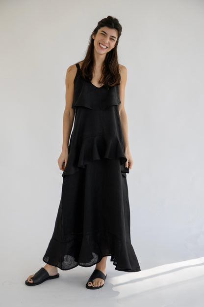 VESTIDO SICILIA NEGRO