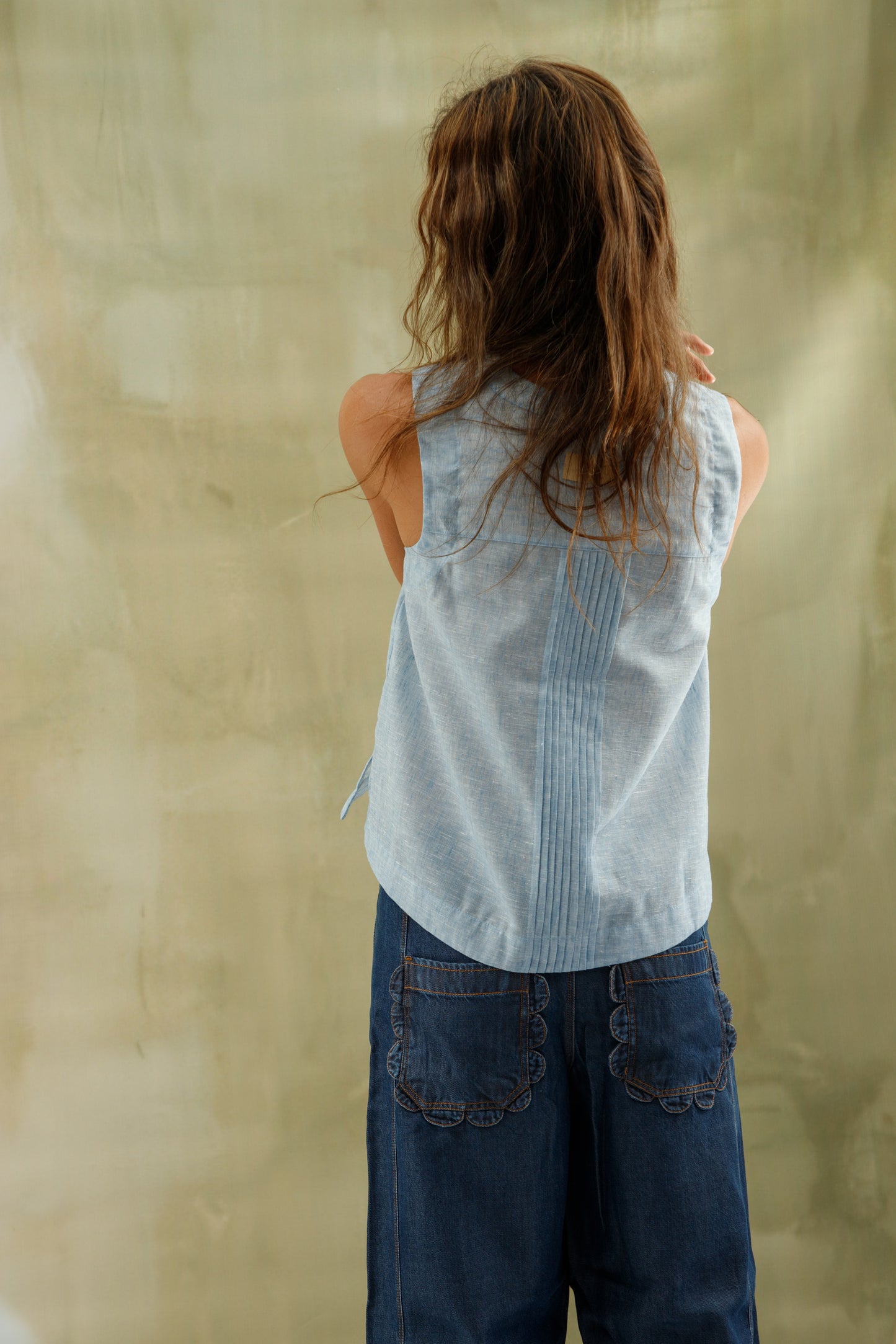 BLUSA AMANDA azul melange