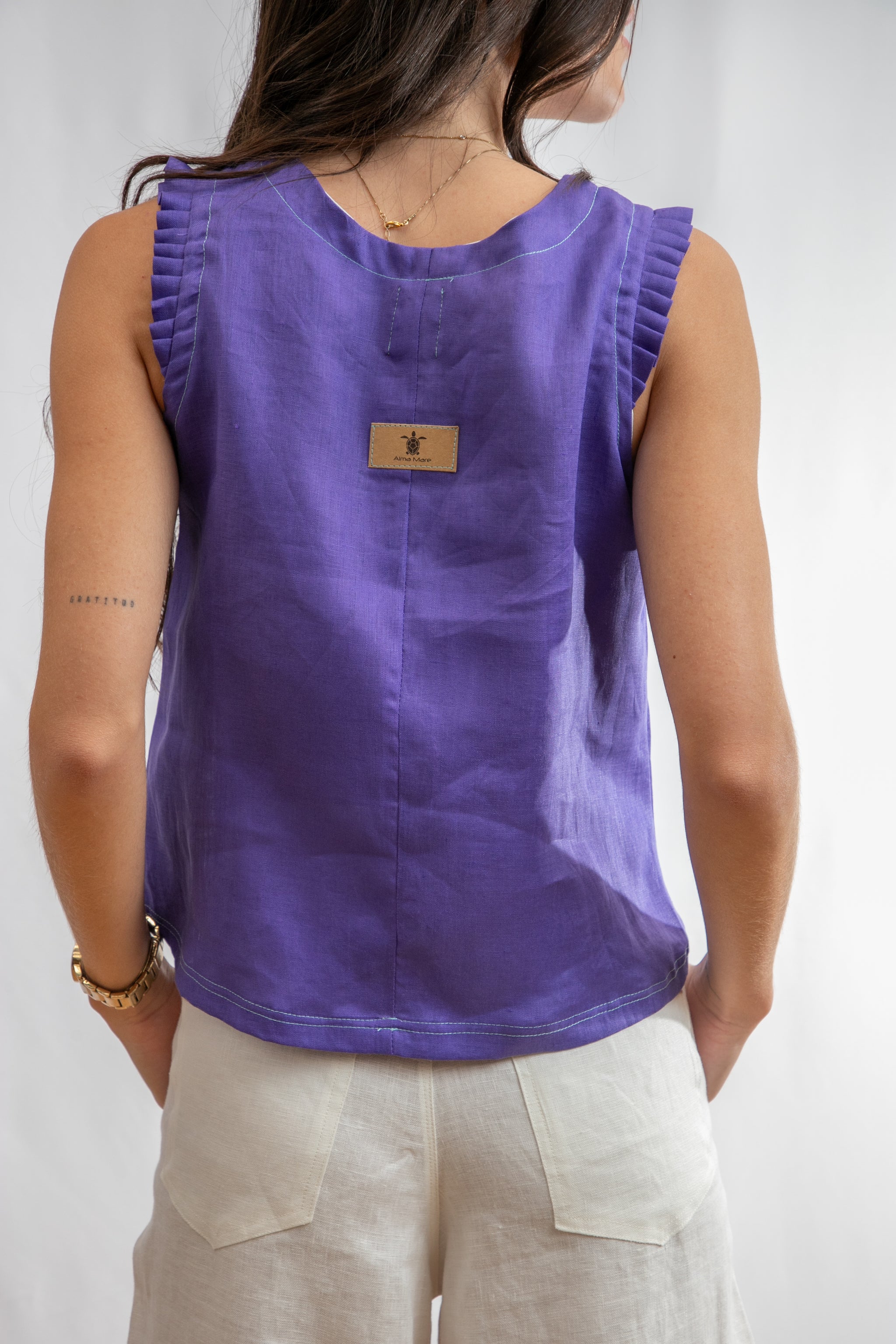 BLUSA PERLA VIOLETA