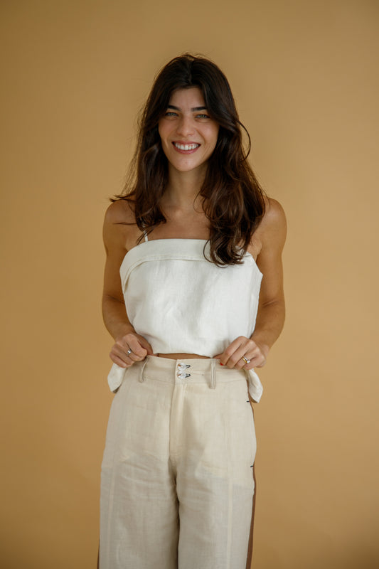 BLUSA CALA OFF-WHITE